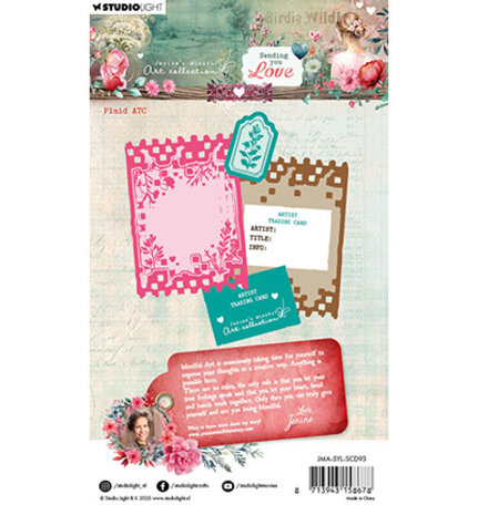 Studio Light Sending You Love Stamp & Die Plaid ATC (JMA-SYL-SCD93) Studio Light Sending You Love Stamp & Die Plaid ATC (JMA-SYL-SCD93)