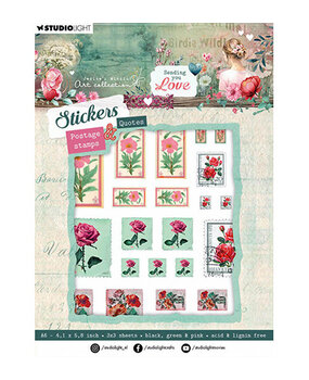 Studio Light Sending You Love Stickers Postage Stamps & Quotes (JMA-SYL-STIC36) Studio Light Sending You Love Stickers Postage Stamps & Quotes (JMA-SYL-STIC36)