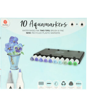 DécoTime 10 Aquamarkers Blue Berry (3004842) DécoTime 10 Aquamarkers Blue Berry (3004842)