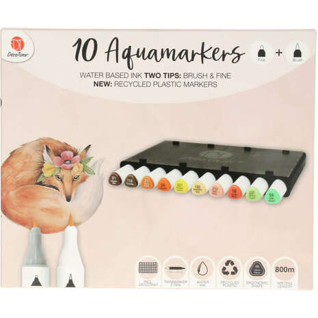 DécoTime 10 Aquamarkers Marigold (3004842) DécoTime 10 Aquamarkers Marigold (3004842)
