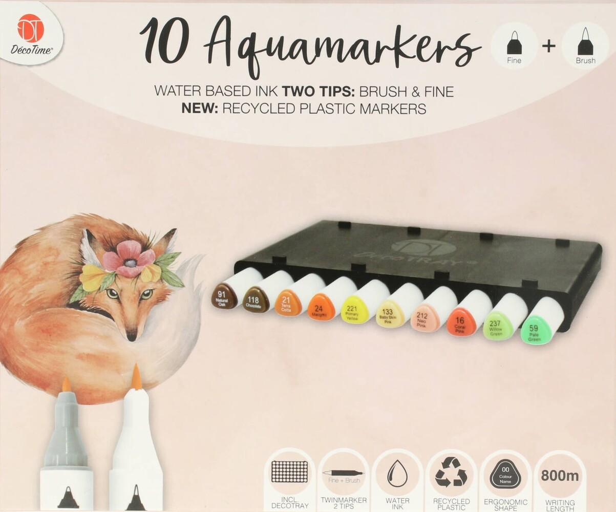 DécoTime Nature's Story WAVE Aquamarkers (3004842) DécoTime Nature's Story WAVE Aquamarkers (3004842)