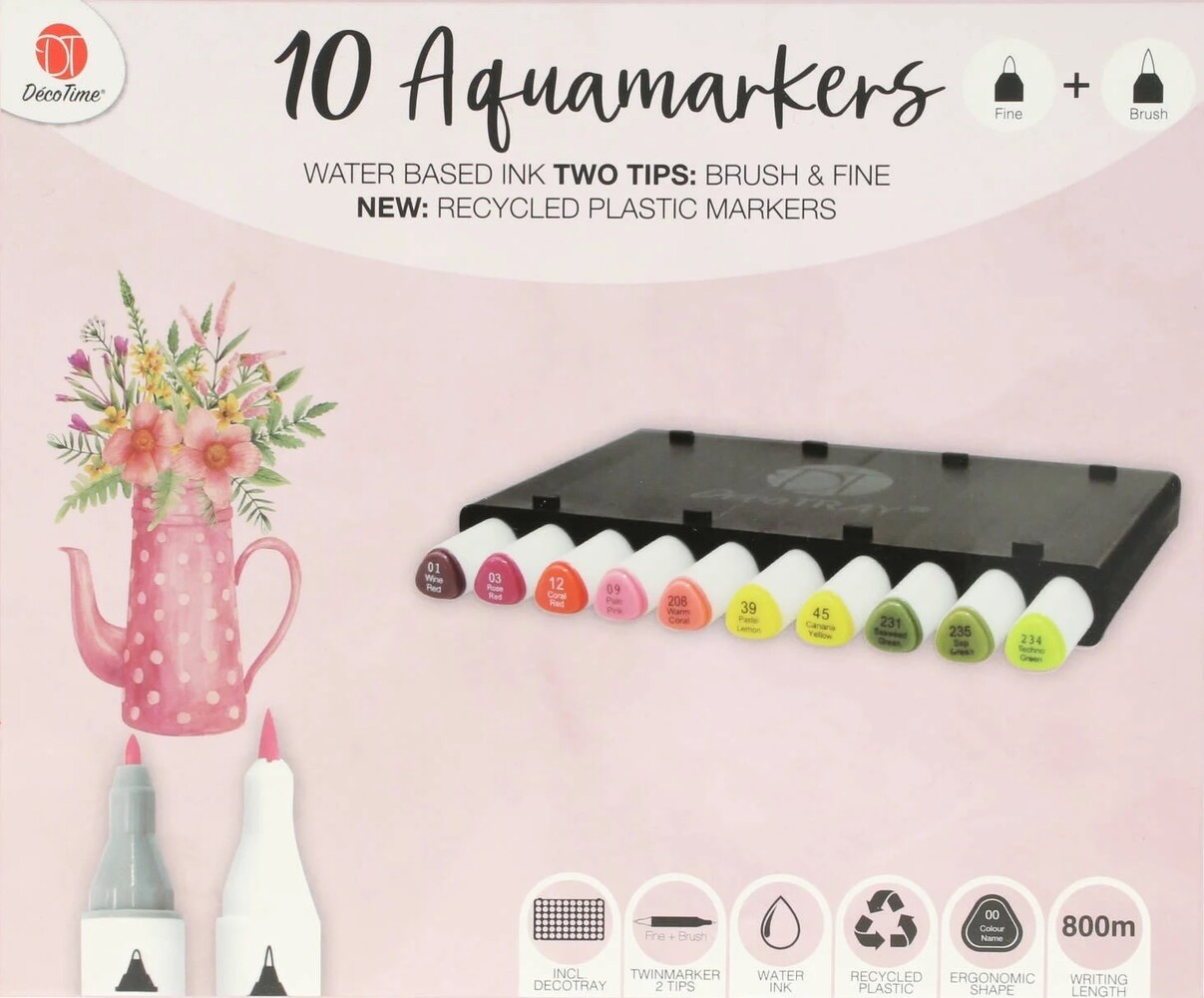 DécoTime Nature's Story WAVE Aquamarkers (3004842) DécoTime Nature's Story WAVE Aquamarkers (3004842)