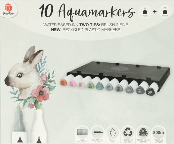 DécoTime Nature's Story WAVE Aquamarkers (3004842) DécoTime Nature's Story WAVE Aquamarkers (3004842)
