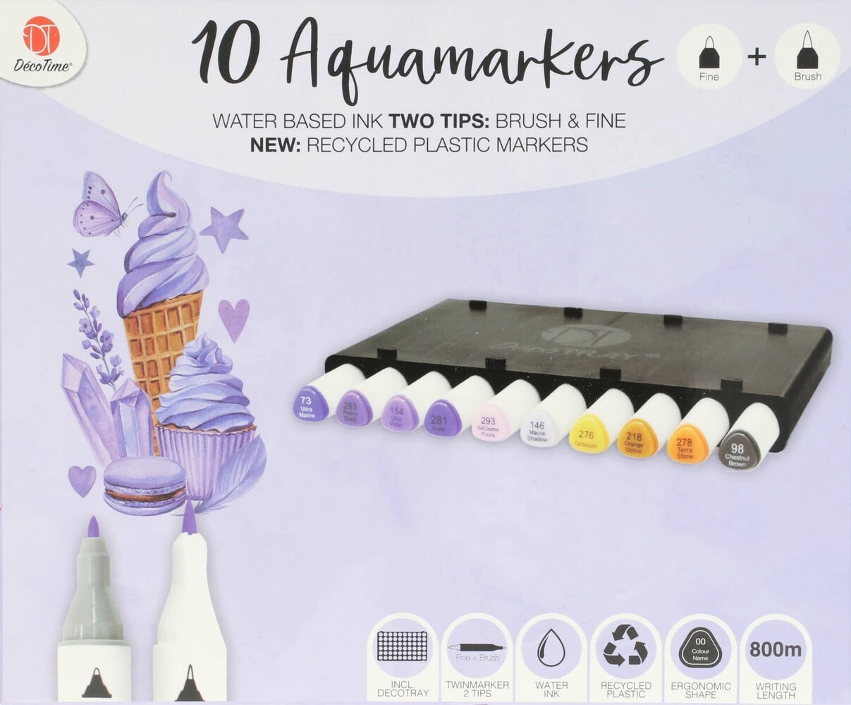 DécoTime Nature's Story WAVE Aquamarkers (3004842) DécoTime Nature's Story WAVE Aquamarkers (3004842)