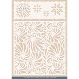 Card Deco Mixed Media Stencil Purple Blossom Flowers (CDEST055)