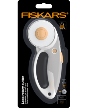 Fiskars Loop Rotary Cutter Ø60mm SoftGrip Titanium (1066040)