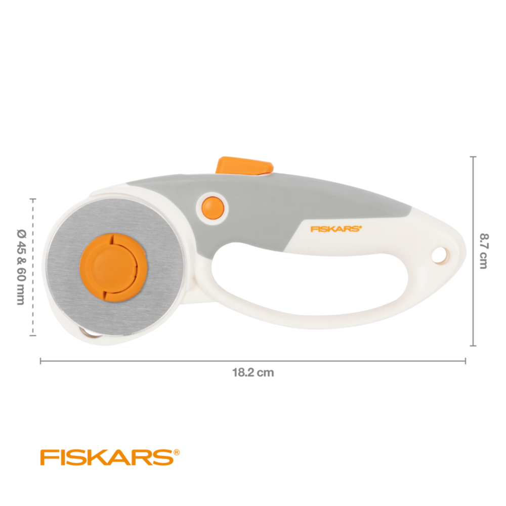 Fiskars DuoLoop Rotary Cutter Ø45/60mm Titanium (1066048) Fiskars DuoLoop Rotary Cutter Ø45/60mm Titanium (1066048)