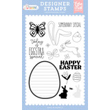 Echo Park Bunnies And Baskets Clear Stamp Eggstra Special (BUB412046)