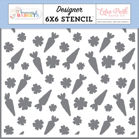 Echo Park Bunnies And Baskets Stencil Easter Garden Picks (BUB412034) Echo Park Bunnies And Baskets Stencil Easter Garden Picks (BUB412034)