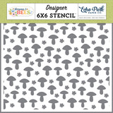 Echo Park Blossoms And Bees Stencil Mushroom Flowers (BLB413033)