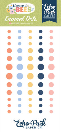 Echo Park Blossoms And Bees Enamel Dots (BLB413028)
