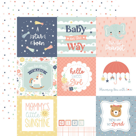 Echo Park Baby On Board It's a Girl! 12x12 Inch Collection Kit (BOG414016) Echo Park Baby On Board It's a Girl! 12x12 Inch Collection Kit (BOG414016)