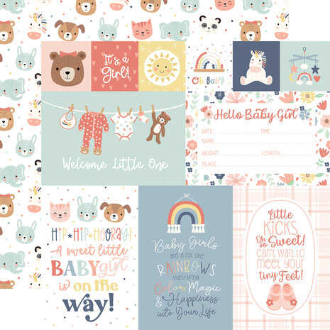 Echo Park Baby On Board It's a Girl! 12x12 Inch Collection Kit (BOG414016) Echo Park Baby On Board It's a Girl! 12x12 Inch Collection Kit (BOG414016)