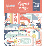 Echo Park Baby On Board It's a Girl! Ephemera Frames & Tags (BOG414025)