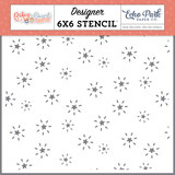 Echo Park Baby On Board It's a Girl! Stencil Star Bursting With Joy (BOG414033)