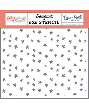 Echo Park Baby On Board It's a Girl! Stencil Shine Bright (BOG414034)