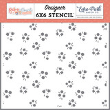 Echo Park Baby On Board It's a Girl! Stencil My Little One Bunches (BOG414035)