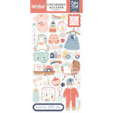 Echo Park Baby On Board It's a Girl! 6x13 Inch Chipboard Accents (BOG414021)