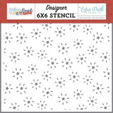 Echo Park Baby On Board It's a Boy! Stencil Born To Shine Stars (BOB415034)