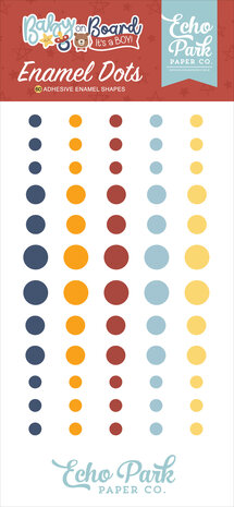 Echo Park Baby On Board It's a Boy! Enamel Dots (BOB415028) Echo Park Baby On Board It's a Boy! Enamel Dots (BOB415028)
