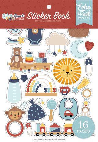 Echo Park Baby On Board It's a Boy! Sticker Book (BOB415029) Echo Park Baby On Board It's a Boy! Sticker Book (BOB415029)
