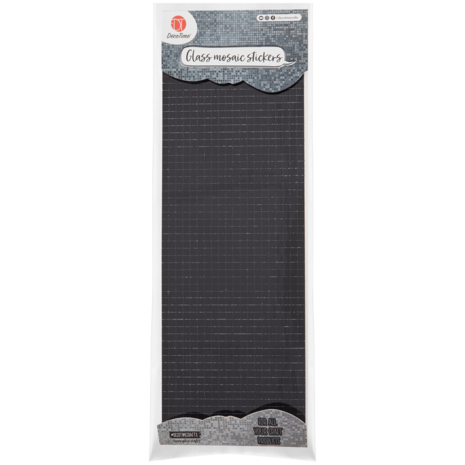 DécoTime Glass Mosaic Stickers Black (3201747)