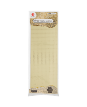 DécoTime Glass Mosaic Stickers Gold (3201747)