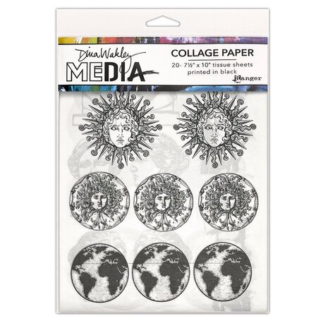 Dina Wakley MEdia Collage Paper Antiquities (MDA85942) Dina Wakley MEdia Collage Paper Antiquities (MDA85942)