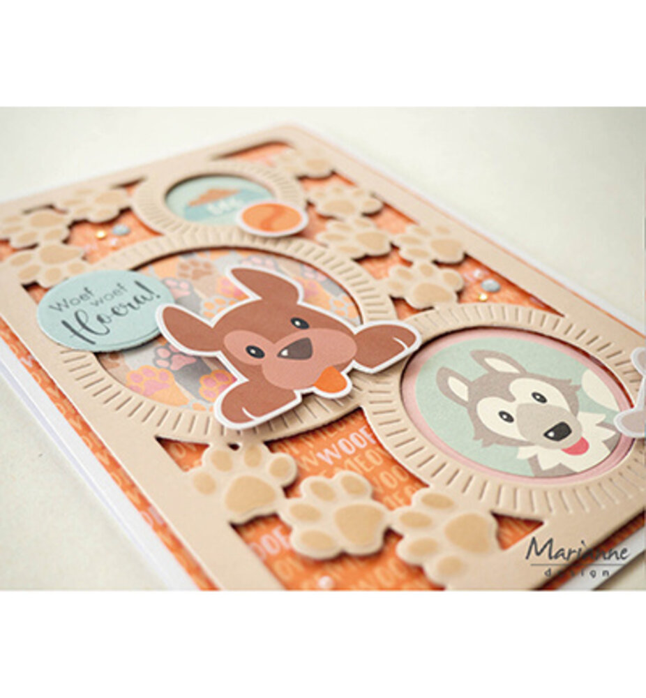 Marianne Design Tails & Whiskers A4 Pretty Papers Bloc (PK9202)