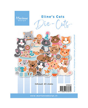 Marianne Design Die-cuts Eline's Cats (VK9622) Marianne Design Die-cuts Eline's Cats (VK9622)