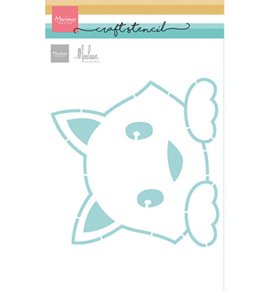 Marianne Design Craft Stencil A5 Cat (PS8180) Marianne Design Craft Stencil A5 Cat (PS8180)