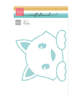 Marianne Design Craft Stencil A5 Cat (PS8180)