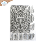 Elizabeth Craft Designs Spring Awakening A6 Clear Stamps Easter Greetings (CS393)