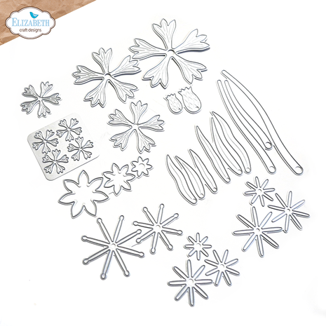 Elizabeth Craft Designs Spring Awakening Dies Cornflower (2216)