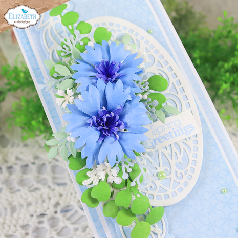 Elizabeth Craft Designs Spring Awakening Dies Cornflower (2216)