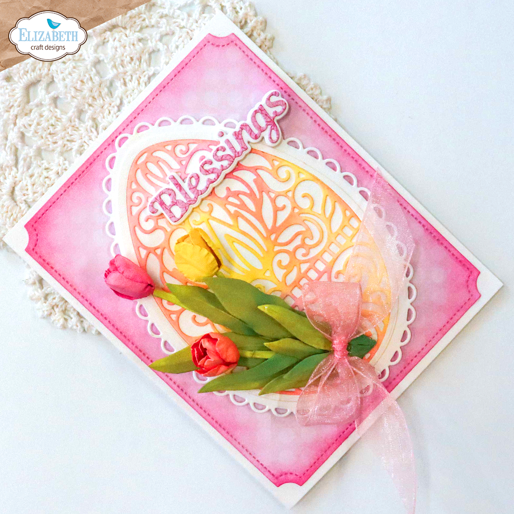 Elizabeth Craft Designs Spring Awakening Dies Decorative Egg (2218)