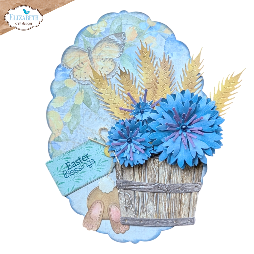 Elizabeth Craft Designs Spring Awakening Dies Decorative Oval Frame (2219)