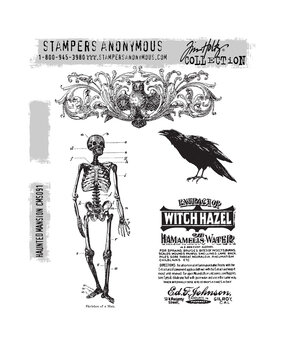 Stampers Anonymous Cling Stamps Haunted Mansion (CMS091)