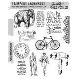 Stampers Anonymous Cling Stamps Purely Random (CMS088)