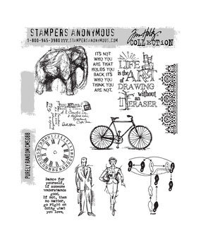 Stampers Anonymous Cling Stamps Purely Random (CMS088) Stampers Anonymous Cling Stamps Purely Random (CMS088)