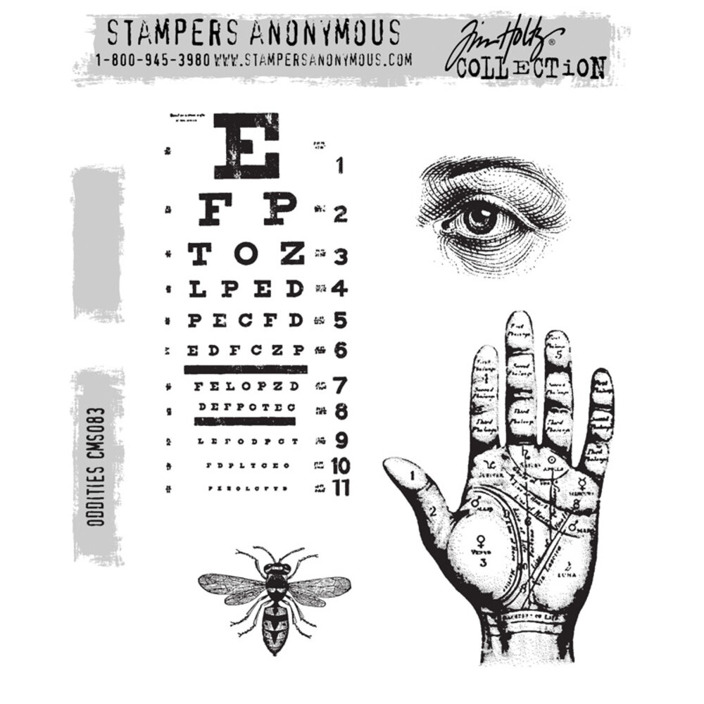 Stampers Anonymous Cling Stamps Oddities (CMS083) Stampers Anonymous Cling Stamps Oddities (CMS083)