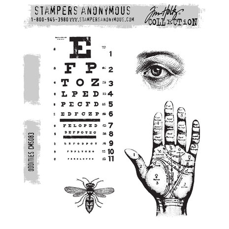 Stampers Anonymous Cling Stamps Oddities (CMS083) Stampers Anonymous Cling Stamps Oddities (CMS083)