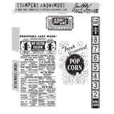 Stampers Anonymous Cling Stamps At The Movies (CMS081)