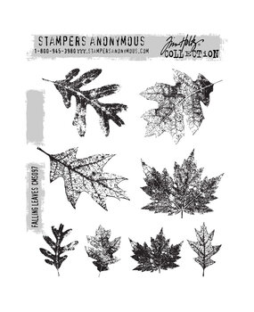 Stampers Anonymous Cling Stamps Falling Leaves (CMS097)