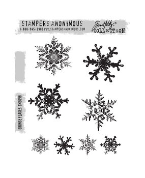 Stampers Anonymous Cling Stamps Grunge Flakes (CMS098) Stampers Anonymous Cling Stamps Grunge Flakes (CMS098)