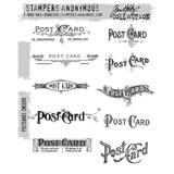 Stampers Anonymous Cling Stamps Postcards (CMS099)