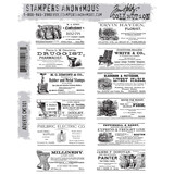 Stampers Anonymous Cling Stamps Adverts (CMS101)