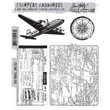 Stampers Anonymous Cling Stamps Air Travel (CMS102)