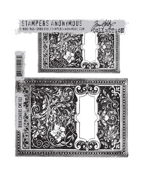 Stampers Anonymous Cling Stamps Book Covers (CMS103) Stampers Anonymous Cling Stamps Book Covers (CMS103)
