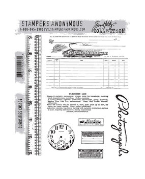 Stampers Anonymous Cling Stamps Curiosities (CMS104) Stampers Anonymous Cling Stamps Curiosities (CMS104)